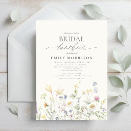 Convites Elegante Bridal Luncheon Wildflower