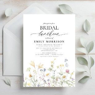 Convites Elegante Bridal Luncheon Wildflower