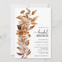 Convites Elegante Brunch de Noiva