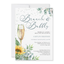 Elegante Brunch e Chá de panela de girassol