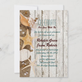 Convites elegante casa de praia à beira-mar casamento