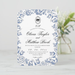 Convites Elegante Casamento da Era Regência