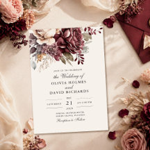 Elegante Casamento Floral em Borgonha e Rosa Poent