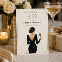 Elegante Celebração de Aniversário Fabuloso