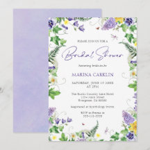 Elegante Chá de panela de Watercolor