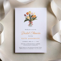 Elegante Chá de panela Floral das Tulipas Amarelas