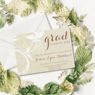 Convites Elegante Classe de Suportes Vintage de 20XX