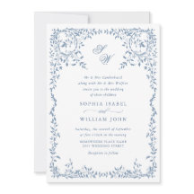 Elegante código QR de casamento com moldura floral