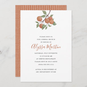 Convites Elegante-coloração-d'água, design de citrinos