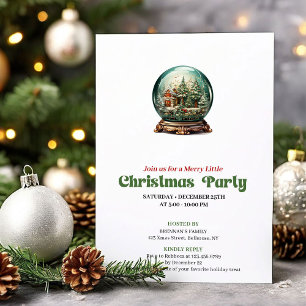 Convites Elegante Conjunto de Baile de Natal Vitoriano