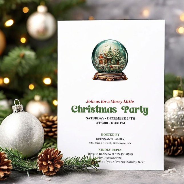 Convites Elegante Conjunto de Baile de Natal Vitoriano (Elegant Victorian Christmas Angel Gathering)