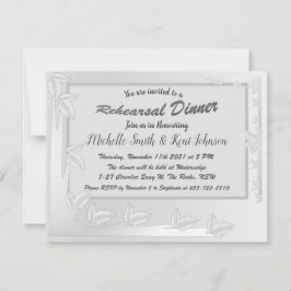 Convites Elegante deixa o Janto de ensaio de Design