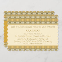 Elegante Dourado E Creme