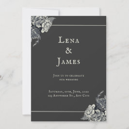 Convites Elegante e Rosado Romântico