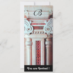 Convites ELEGANTE ESTILO DECORATIVO ,vermelho branco preto