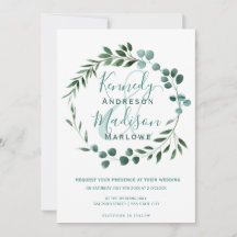 Elegante Eucalyptus Wedding Ampersand