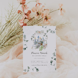 Convites Elegante Fairy Tale | Princesa Festa de aniversári