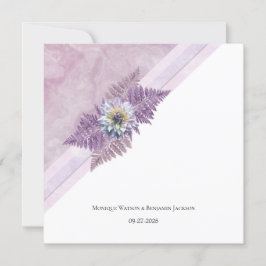 Convites Elegante Fern Floral Wedding