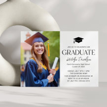 Elegante Festa de Formatura com Foto no Gorro