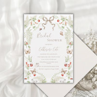 Elegante Fita Floral Chá de Noiva Vintage