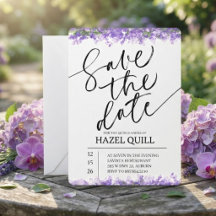 Elegante Floral Quinceañera Salve a Data