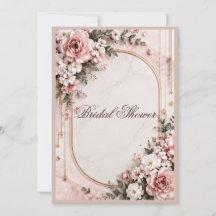Elegante Floral Rosa Bege