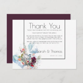 CONVITES ELEGANTE FLORAL VERMELHO BRANCO E LARANJA, OBRIGAD