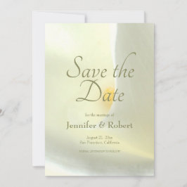 Convites Elegante Floral White Calla Lily Salve a Data