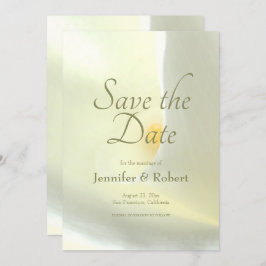 Convites Elegante Floral White Calla Lily Salve a Data