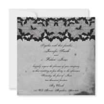 Elegante Gótica Lace Posh Invitation