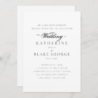Elegante Grace Wedding Bride Parents Matte