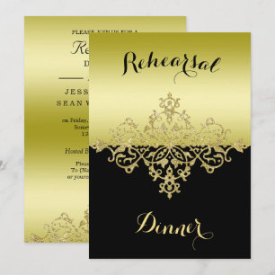 Convites Elegante Jantar de Ensaios em Ouro e Preto