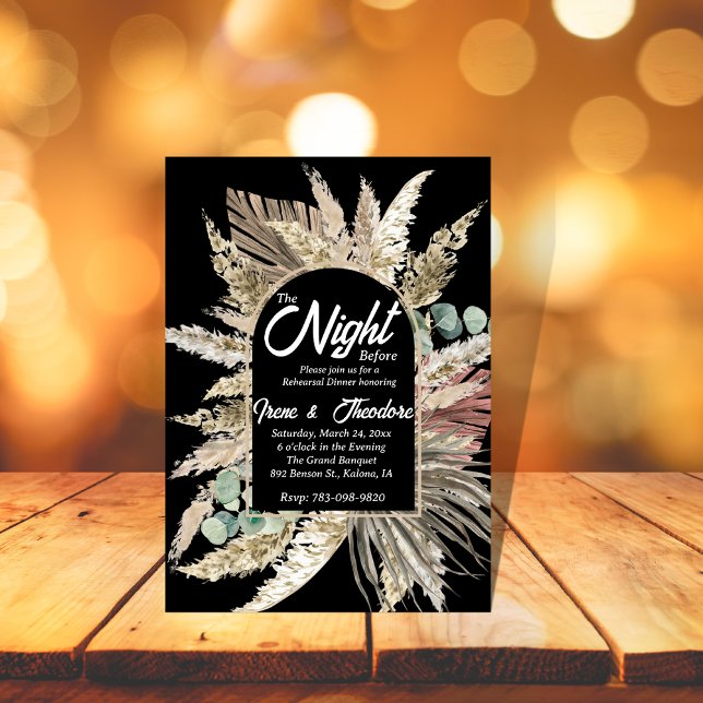 Convites elegante janto de ensaio de terracotta boho (Criador carregado)