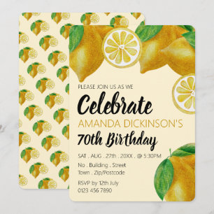 Convites Elegante Lemon Sketday