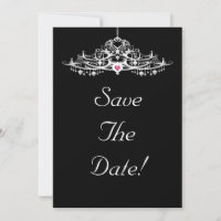 Elegante Lustre Save The Date Casamento