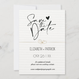 Convites Elegante minimalista, corujas apaixonadas salve a 