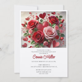 Convites Elegante Namorados Birthday Luncheon