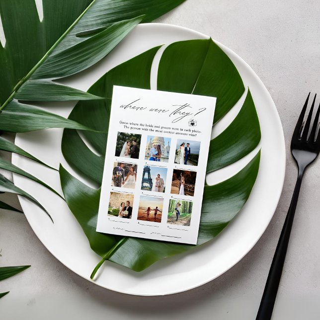 Convites Elegante Onde Eles Estavam No Jogo Fotográfico (Criador carregado)