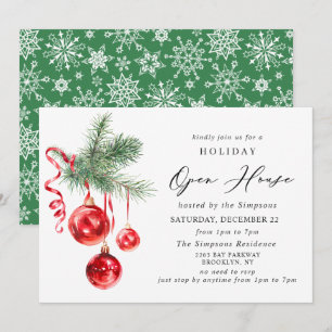 Convites Elegante Ornament CHRISTMAS HOLIDAY ABEN HOUSE