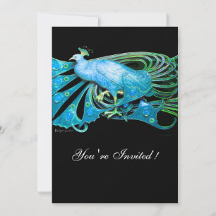 CONVITES ELEGANTE PAOÁGUA AZUL PRETO TEAL CASAMENTO FESTA