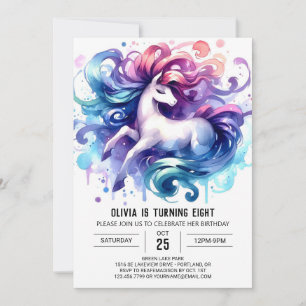 Convites Elegante Printable Horse Birthday