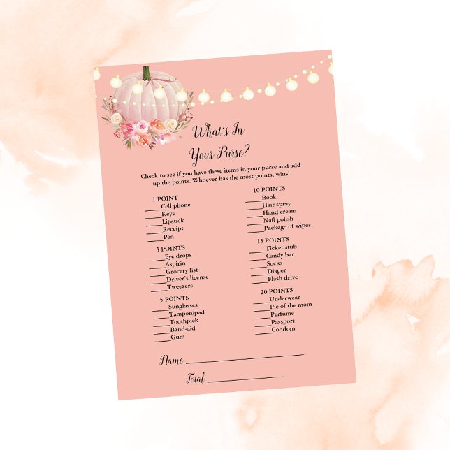 Convites Elegante Pumpkin O que há no seu jogo de Chá (Criador carregado)