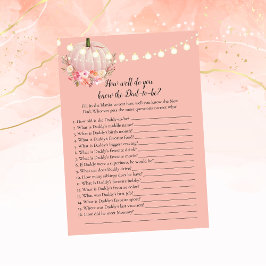 Convites Elegante Pumpkin Que Conhece O Melhor Jogo De Chá 