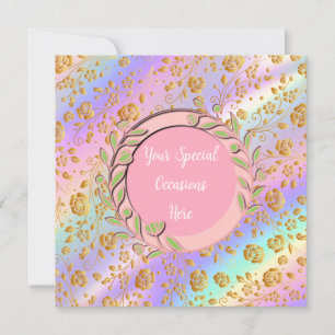 Convites Elegante Quadro Floral: para Todas as Ocasioes