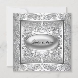Convites Elegante Quinze Anos Branco