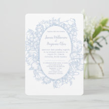 Elegante Recepção de Casamento Azul Floral Casa Ab