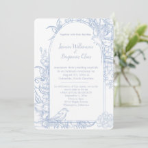 Elegante Recepção de Casamento Azul Floral Casa Ab