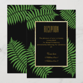 Convites Elegante Recepção de Casamento Bracken com Classe