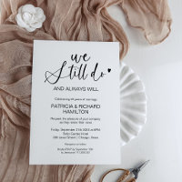Elegante Renovação de Votos de Casamento Ainda Faz