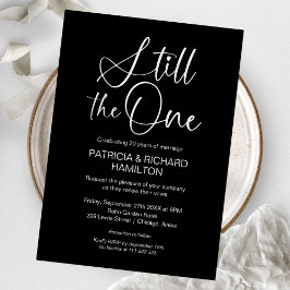 Convites Elegante Renovação de Votos de Casamento Still The